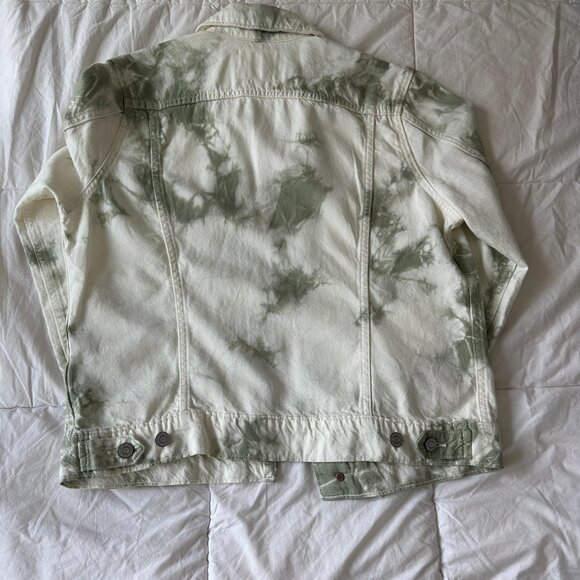 Lucky Brand Tie Dye Tomboy Trucker Jacket Size L - Picture 5 of 5